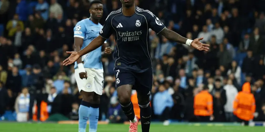 Liga dos Campeões: Vini Júnior marca dois e Real despacha City Liga dos Campeões: Vini Júnior marca dois e Real despacha City