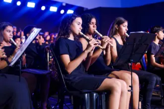 Basileu França abre 177 vagas para cursos de instrumentos musicais em Jaraguá