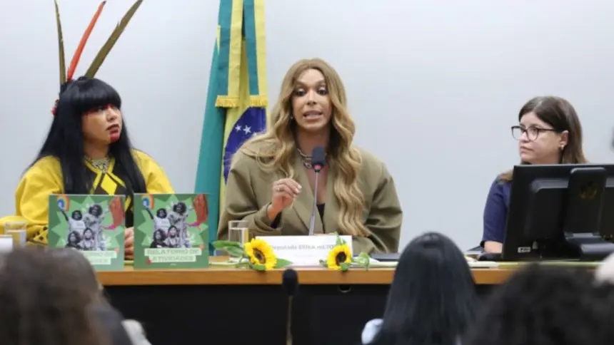 Erika Hilton é eleita presidente da Comissão dos Direitos da Mulher em votação polêmica Erika Hilton é eleita presidente da Comissão dos Direitos da Mulher em votação polêmica