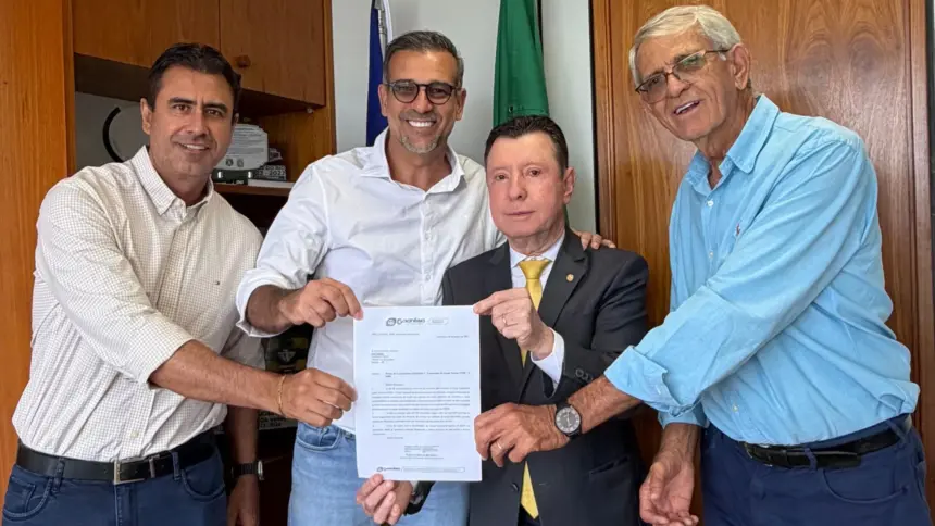 Renato de Castro vai à Brasília e consegue R$ 5 milhões com o deputado José Nelto para reforçar recapeamento em Goianésia Renato de Castro vai à Brasília e consegue R$ 5 milhões com o deputado José Nelto para reforçar recapeamento em Goianésia