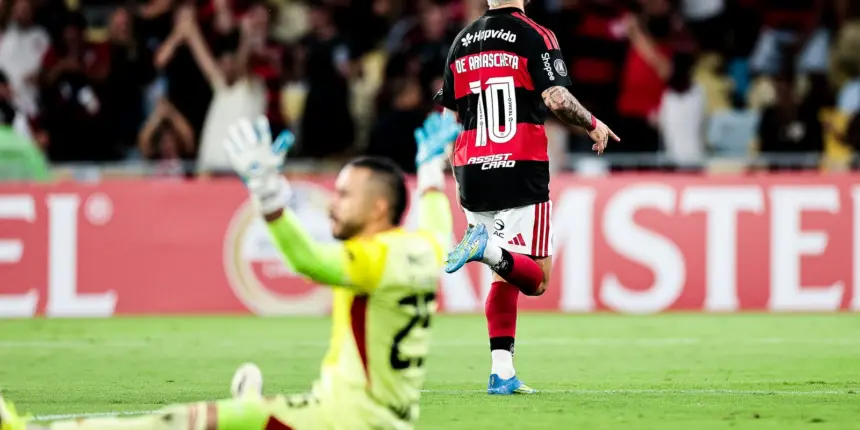 Flamengo goleia Independiente Medellín por 4 a 1 na Copa Libertadores Flamengo goleia Independiente Medellín por 4 a 1 na Copa Libertadores