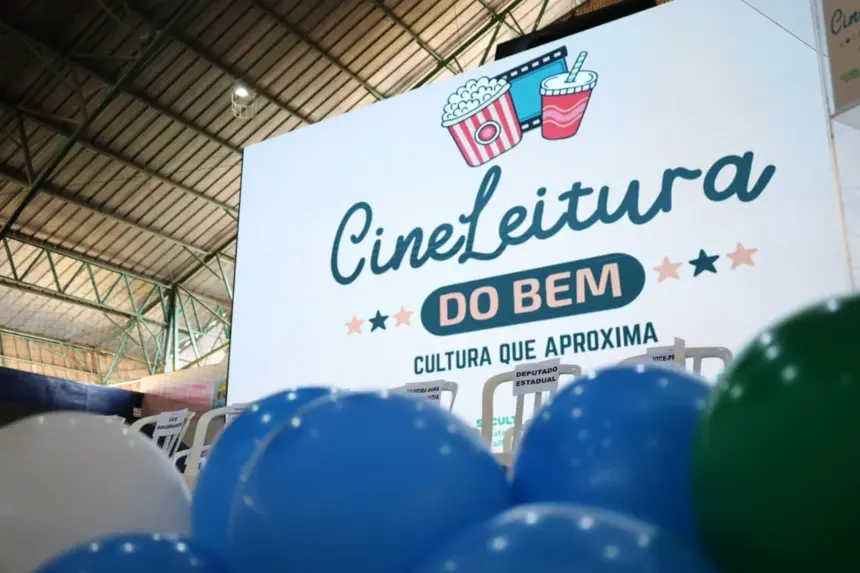 Cine Leitura do Bem chega a quatro municípios na próxima semana Cine Leitura do Bem chega a quatro municípios na próxima semana