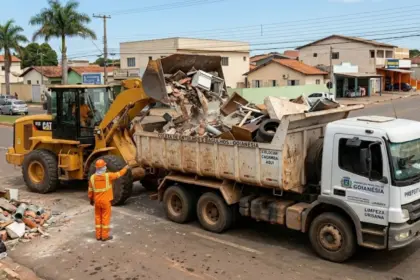 Prefeitura divulga cronograma de recolhimento de entulhos em Goianésia para abril