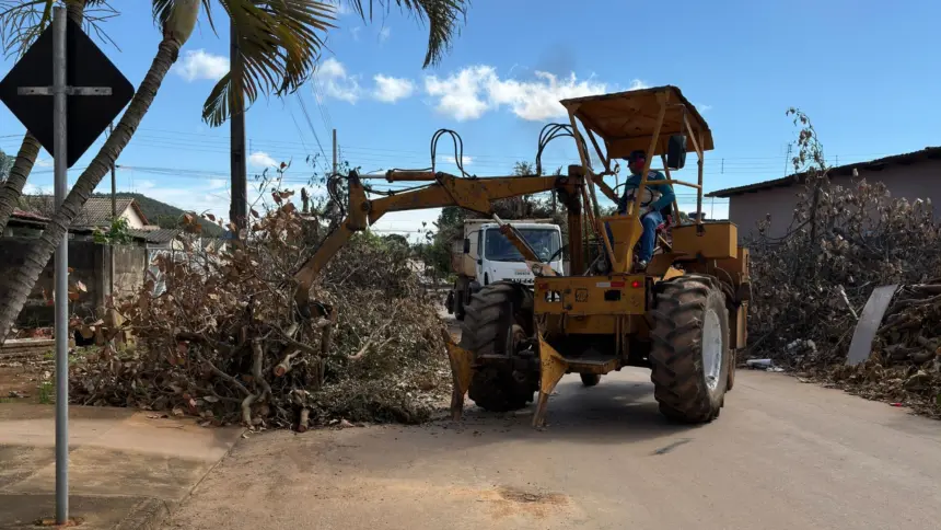 Mais de 1,3 mil caminhões de entulhos já foram retirados das ruas de Goianésia; ação contribui para queda de casos de dengue Mais de 1,3 mil caminhões de entulhos já foram retirados das ruas de Goianésia; ação contribui para queda de casos de dengue