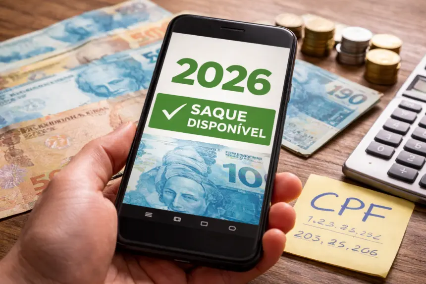 Saque disponível em 2026: veja quem pode receber valores e como consultar pelo CPF Saque disponível em 2026: veja quem pode receber valores e como consultar pelo CPF
