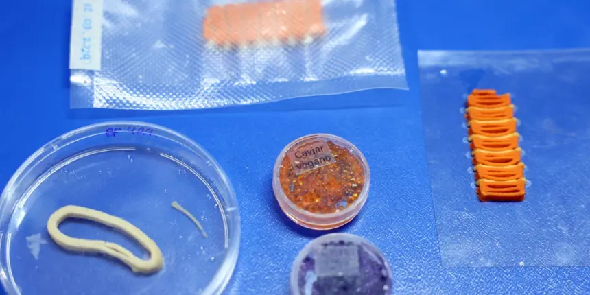 Embrapa produz em laboratório salmão, caviar e anéis de lula veganos Embrapa produz em laboratório salmão, caviar e anéis de lula veganos