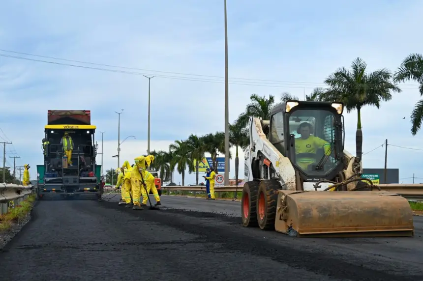 Goiânia e Trindade: restauração da GO-060 tem 72% de avanço físico Goiânia e Trindade: restauração da GO-060 tem 72% de avanço físico