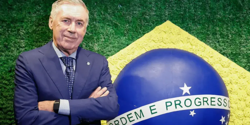 CBF anuncia ampliação de contrato com técnico Carlo Ancelotti CBF anuncia ampliação de contrato com técnico Carlo Ancelotti