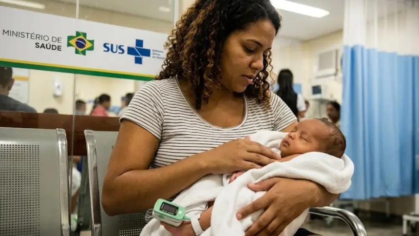 Brasil tem alta de Síndrome Respiratória Aguda Grave em bebês Brasil tem alta de Síndrome Respiratória Aguda Grave em bebês