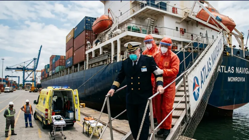 Capitão de navio com surto de hantavírus deixa a embarcação Capitão de navio com surto de hantavírus deixa a embarcação