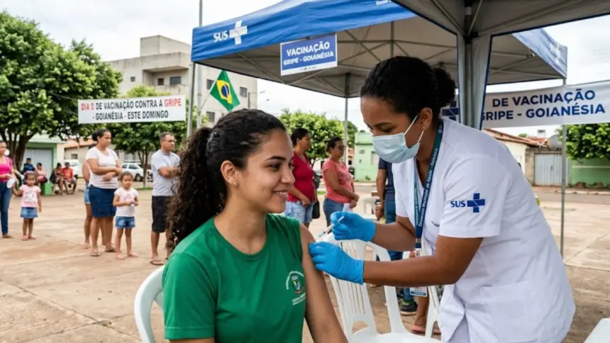 Goianésia realiza Dia D de vacinação contra a gripe neste domingo Goianésia realiza Dia D de vacinação contra a gripe neste domingo