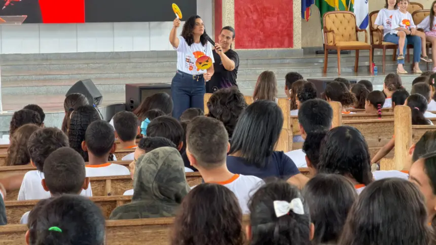 Maio Laranja em Goianésia reúne crianças e adolescentes em ação de prevenção