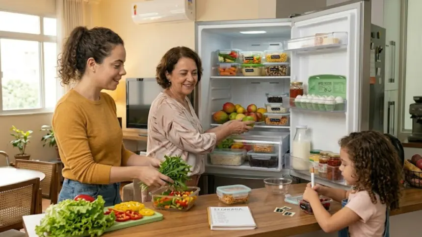 Muita gente começou a mudar a forma de armazenar alimentos depois de perceber desperdícios dentro da geladeira Muita gente começou a mudar a forma de armazenar alimentos depois de perceber desperdícios dentro da geladeira