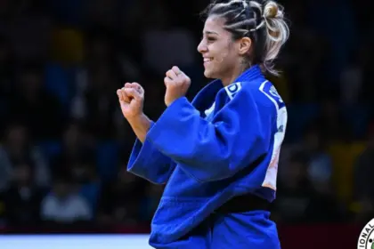 Sarah Souza é bronze em 1º dia do Grand Slam de judô no Cazaquistão
