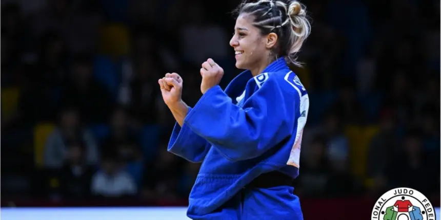 Sarah Souza é bronze em 1º dia do Grand Slam de judô no Cazaquistão Sarah Souza é bronze em 1º dia do Grand Slam de judô no Cazaquistão