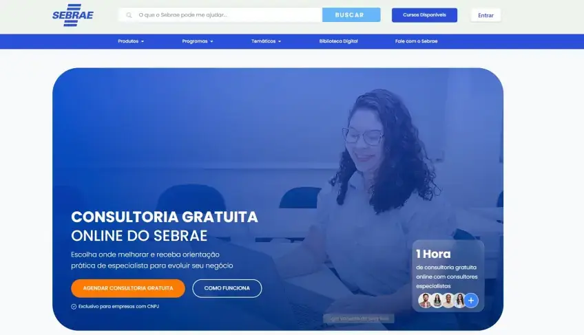 Sebrae cria página de Consultoria Online gratuita voltada a empreendedores goianos