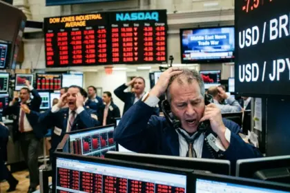 Bolsa despenca e dólar dispara com tensão no Oriente Médio e tarifas dos EUA