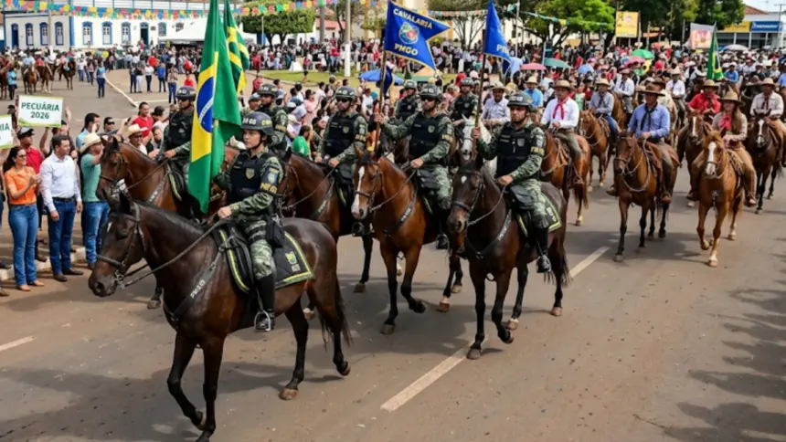 Cavalgada de lançamento da Pecuária 2026 contará com a presença da Cavalaria da PM Cavalgada de lançamento da Pecuária 2026 contará com a presença da Cavalaria da PM