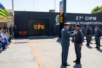 CPE de Goianésia inaugura ampliação da base e entrega medalhas nesta segunda