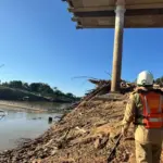 Ponte de R$ 36 milhões desaba e deixa quatro feridos no Acre
