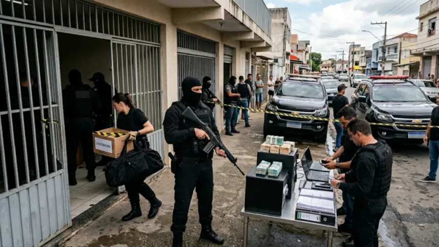 Operação cumpre mandados contra esquema que lavava dinheiro do CV Operação cumpre mandados contra esquema que lavava dinheiro do CV