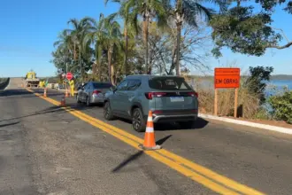 Recuperação da Ponte Quinca Mariano altera tráfego na divisa entre Goiás e Minas Gerais