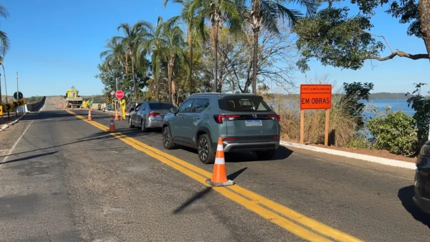 Recuperação da Ponte Quinca Mariano altera tráfego na divisa entre Goiás e Minas Gerais Recuperação da Ponte Quinca Mariano altera tráfego na divisa entre Goiás e Minas Gerais