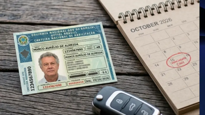CNH perto do vencimento? Veja quando renovar para evitar multa e problemas com o documento