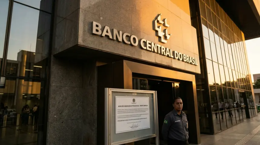 Banco Central ordena liquidação do Grupo Simpala por irregularidades e risco a credores