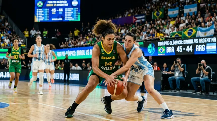 Brasil e Argentina duelam nesta quinta em Guadalajara por vaga no Pré-olímpico de basquete