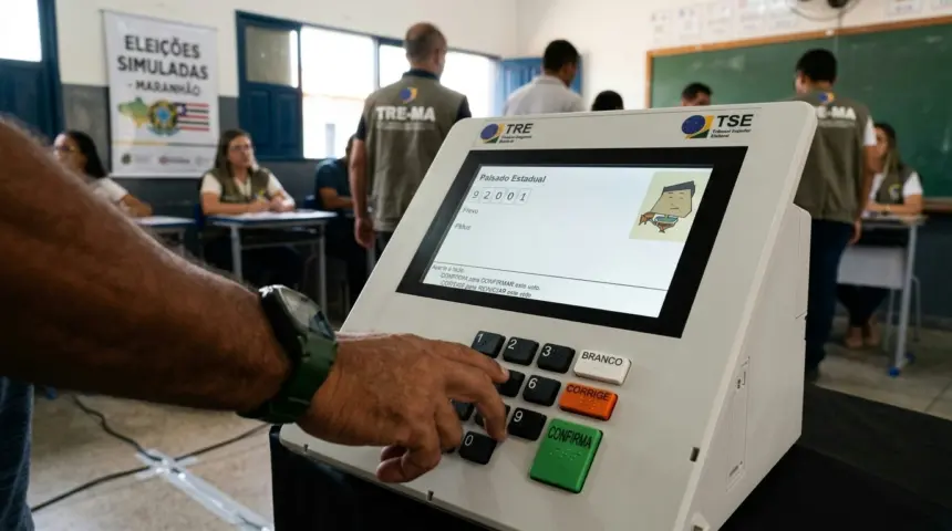 Eleição simulada no Maranhão testa segurança e agilidade das urnas eletrônicas