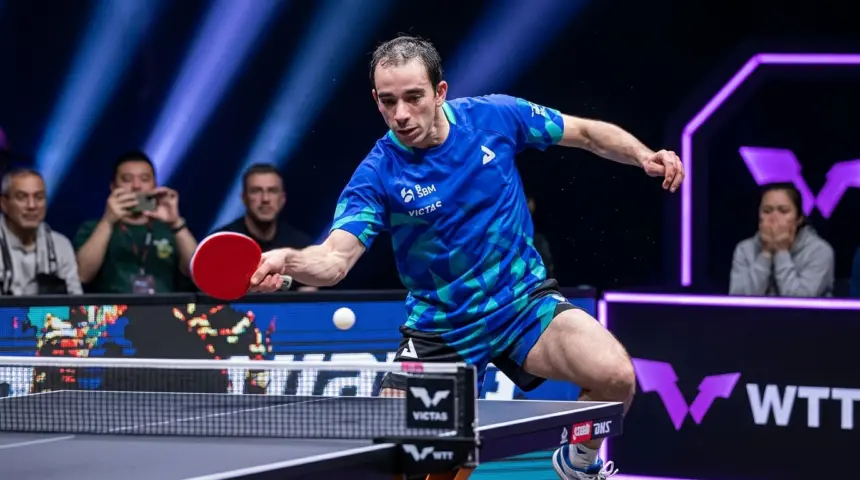 Hugo Calderano estreia com vitória dominante no Europe Smash na Suécia