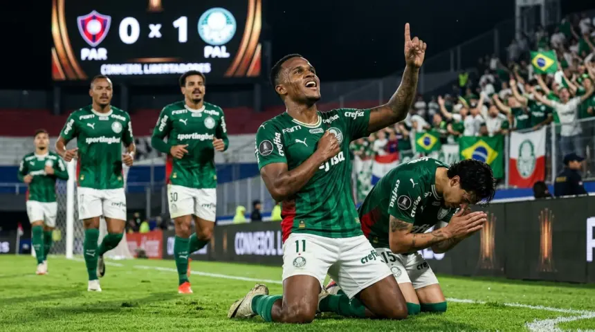 Palmeiras bate Cerro Porteño no Paraguai e avança às quartas da Libertadores Palmeiras bate Cerro Porteño no Paraguai e avança às quartas da Libertadores