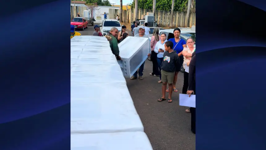 Parceria da Promoção Social com a Equatorial beneficia 40 famílias com entrega de geladeiras em Goianésia
