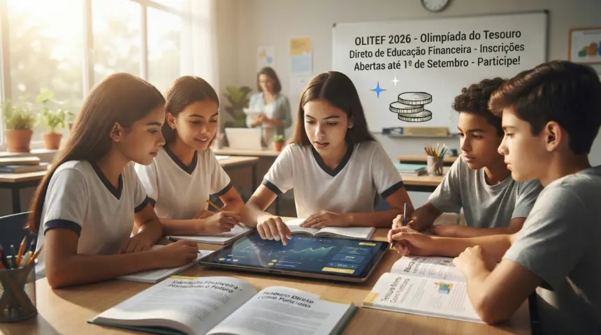 1º de setembro é o prazo final para inscrições na Olimpíada do Tesouro Direto de Educação Financeira 1º de setembro é o prazo final para inscrições na Olimpíada do Tesouro Direto de Educação Financeira