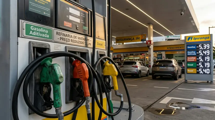 Refinaria de Mataripe reduz preço da gasolina em 11,3 por cento