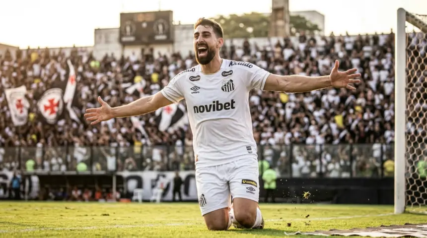 Santos supera o Vasco em São Januário e ganha fôlego no Brasileirão