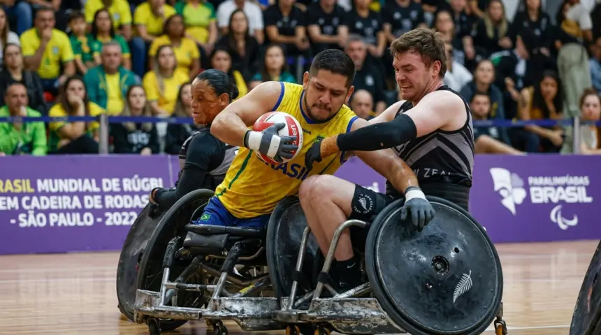 Seleção brasileira encerra mundial de rúgbi em cadeira de rodas na 11ª colocação
