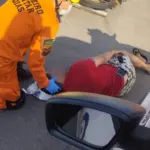 Motociclista fica ferido após acidente com carro no Bairro Carrilho, em Goianésia