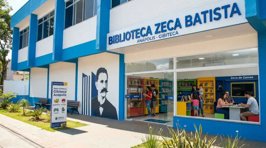 Anápolis inaugura gibiteca na Biblioteca Municipal Zeca Batista Anápolis inaugura gibiteca na Biblioteca Municipal Zeca Batista