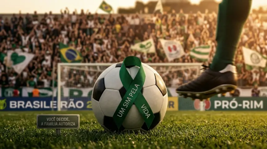Campeonato Brasileiro promove campanha nacional de conscientização sobre doação de órgãos Campeonato Brasileiro promove campanha nacional de conscientização sobre doação de órgãos