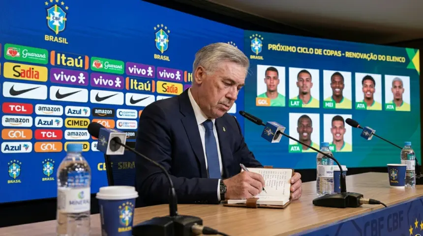 Carlo Ancelotti renova seleção brasileira com foco em novos talentos Carlo Ancelotti renova seleção brasileira com foco em novos talentos