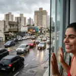 Chuva em Goiânia interrompe onda de calor e traz alívio aos moradores