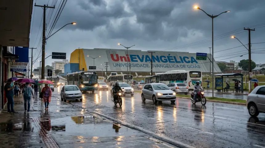 Chuva em Goiás traz alívio térmico após período de calor intenso Chuva em Goiás traz alívio térmico após período de calor intenso