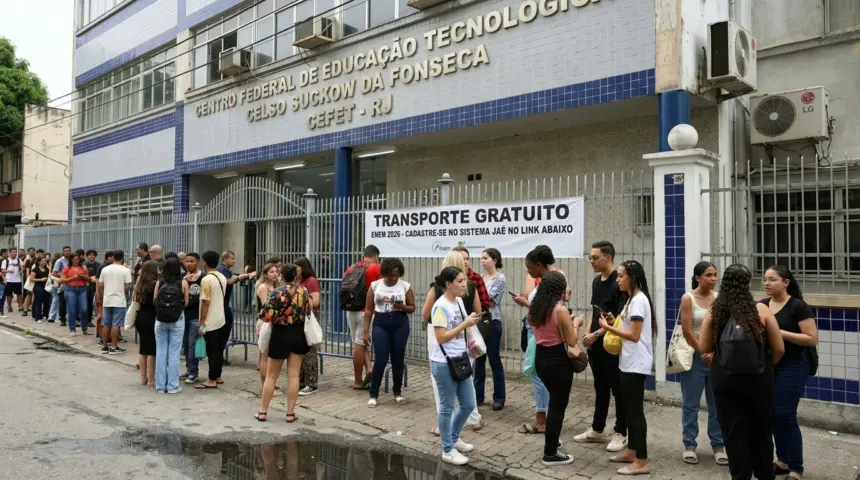 Enem 2026 garante transporte gratuito para estudantes no Rio de Janeiro