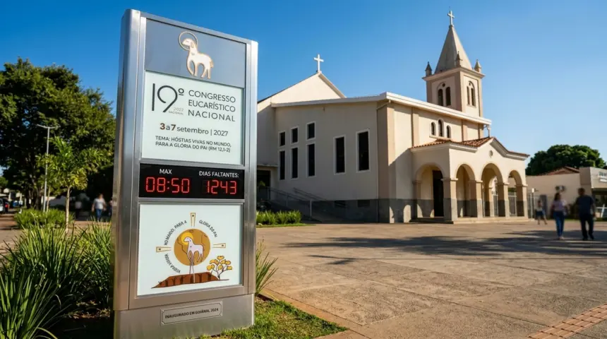 Goiânia inicia contagem regressiva para o 19º Congresso Eucarístico Nacional Goiânia inicia contagem regressiva para o 19º Congresso Eucarístico Nacional