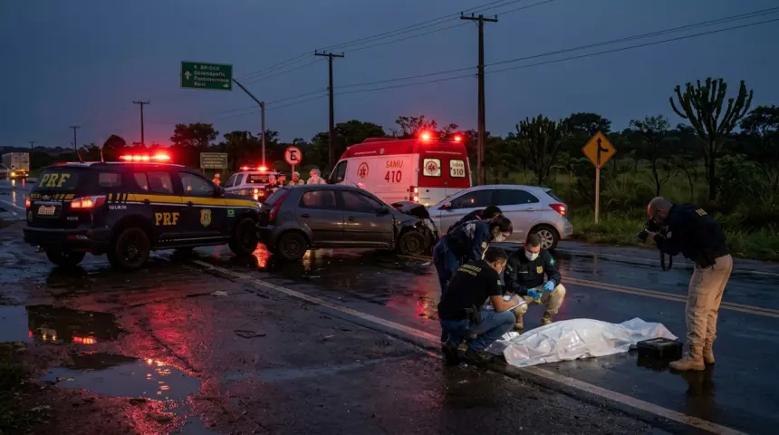 Identificada mulher que faleceu em grave acidente na Br-060 próximo a Goianápolis Identificada mulher que faleceu em grave acidente na Br-060 próximo a Goianápolis