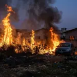 Incêndio em terreno baldio de Anápolis gera pânico entre moradores