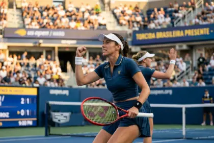 Luisa Stefani avança às quartas de final das duplas femininas no US Open após vitória expressiva