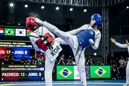 Maria Clara Pacheco consolida domínio mundial no taekwondo com ouro em Muju